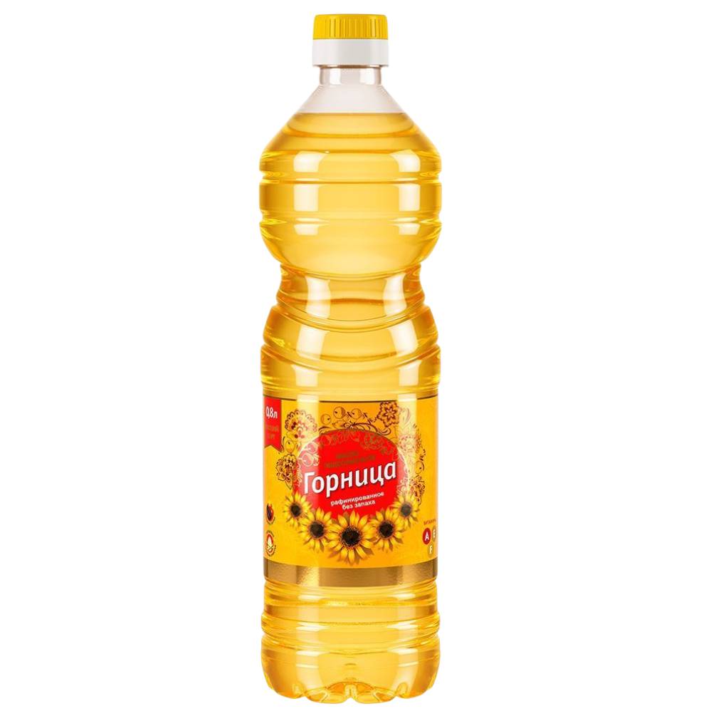 Масло подсолнечное Горница 0,8л