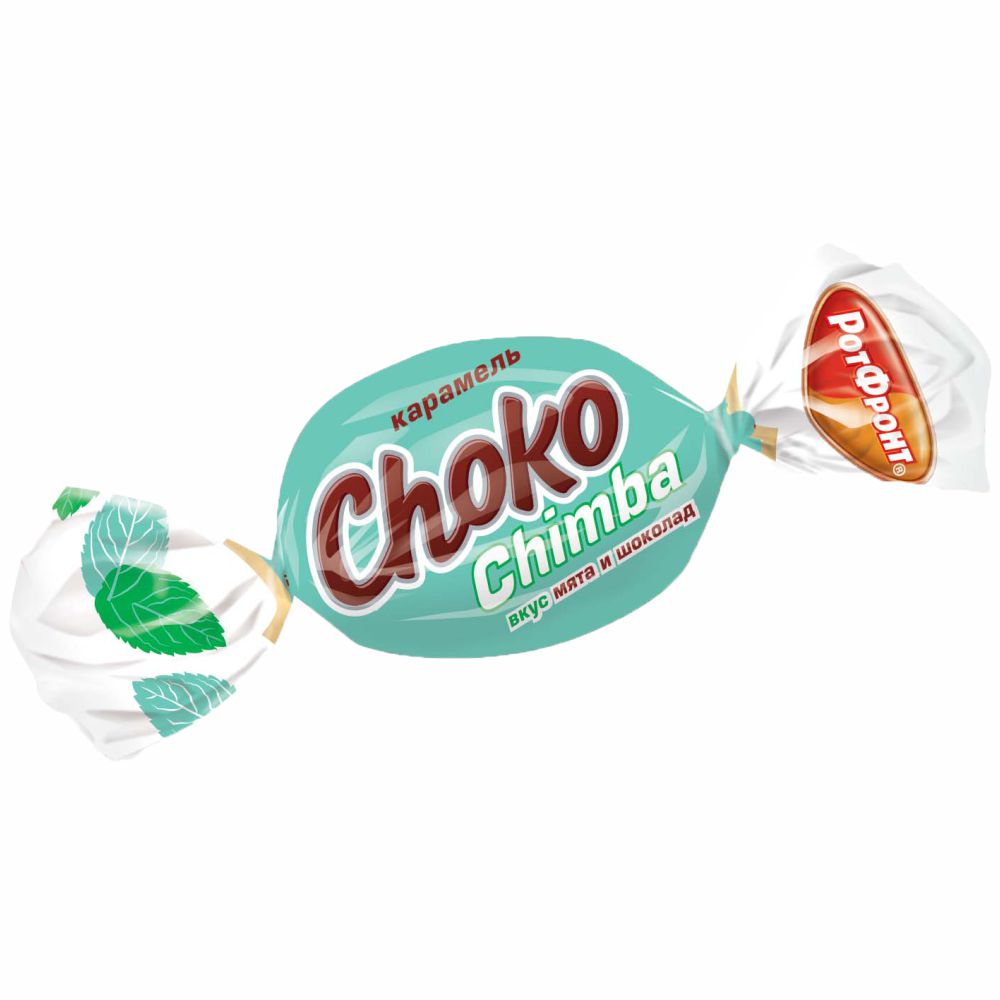 Choko Chimba карамель вкус мята и шоколад карамель (РФ) 1 кг