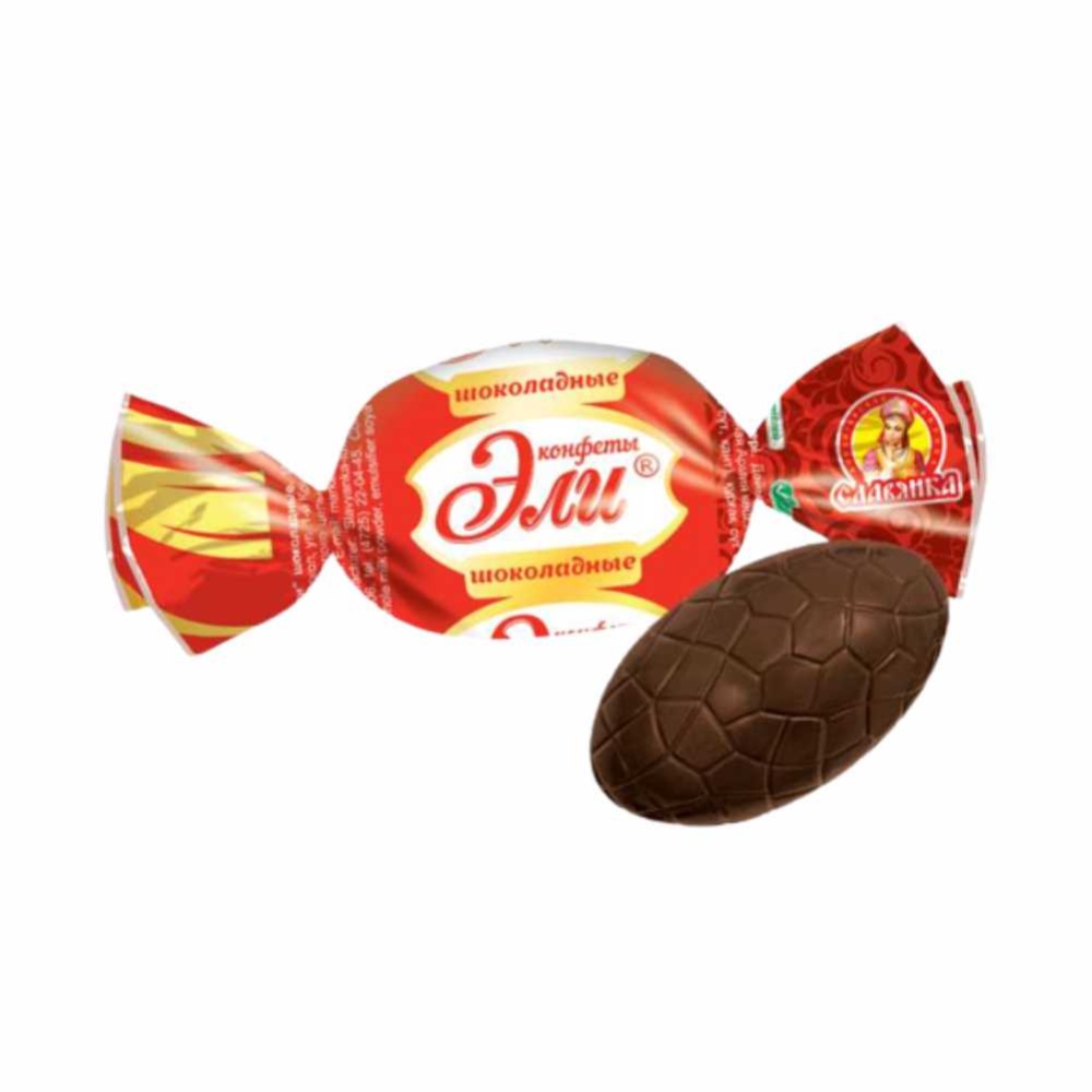 Эли в темном шоколаде с молочно-кремовой начинкой кф