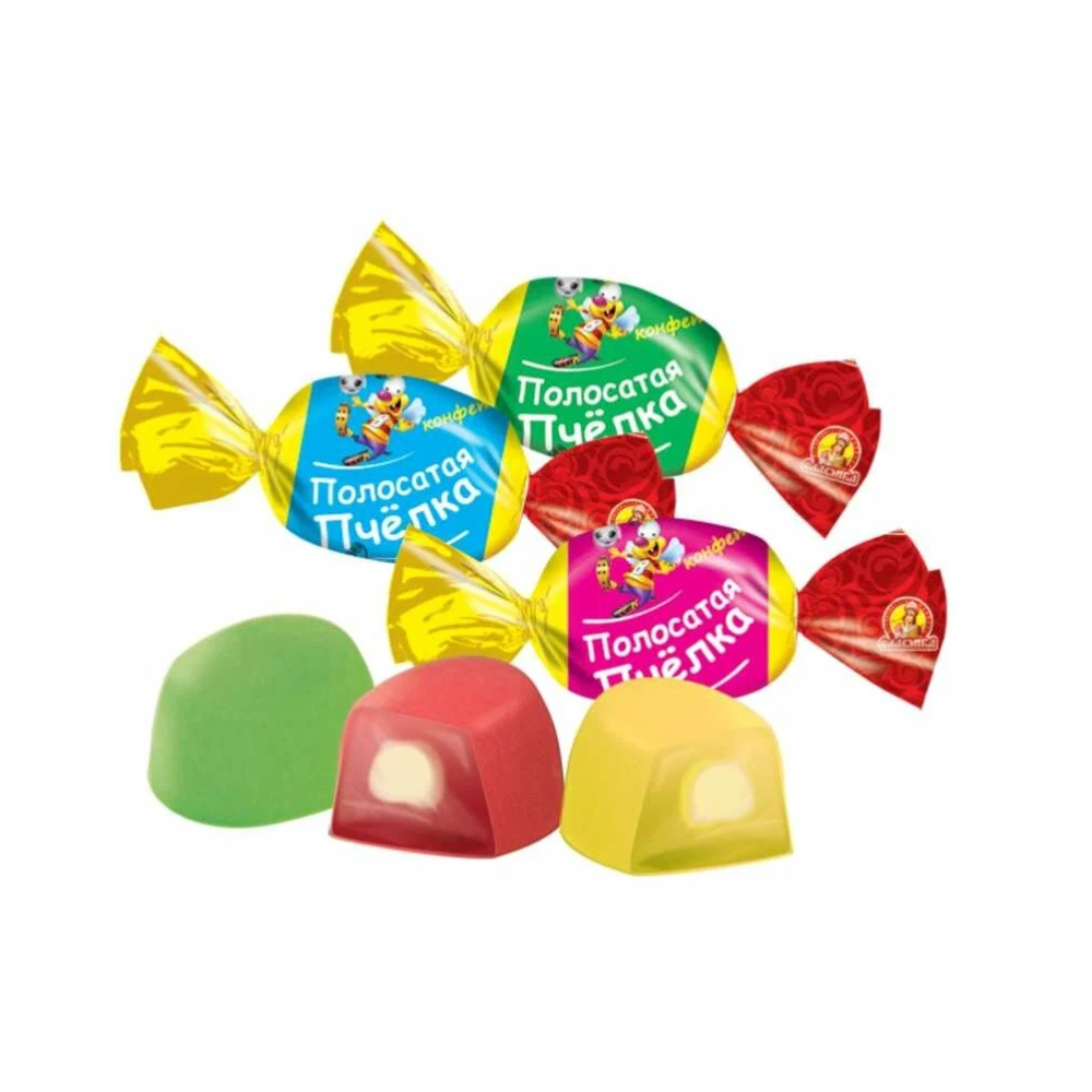 Полосатая пчелка кф 30064 1кг/6 пак (Славянка) 