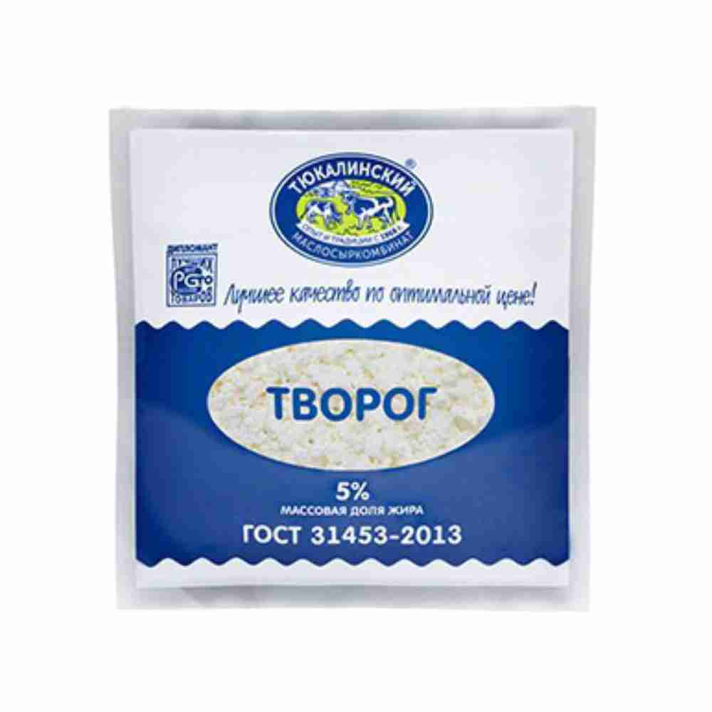 Творог 5% 450 гр. (Тюкалинский)