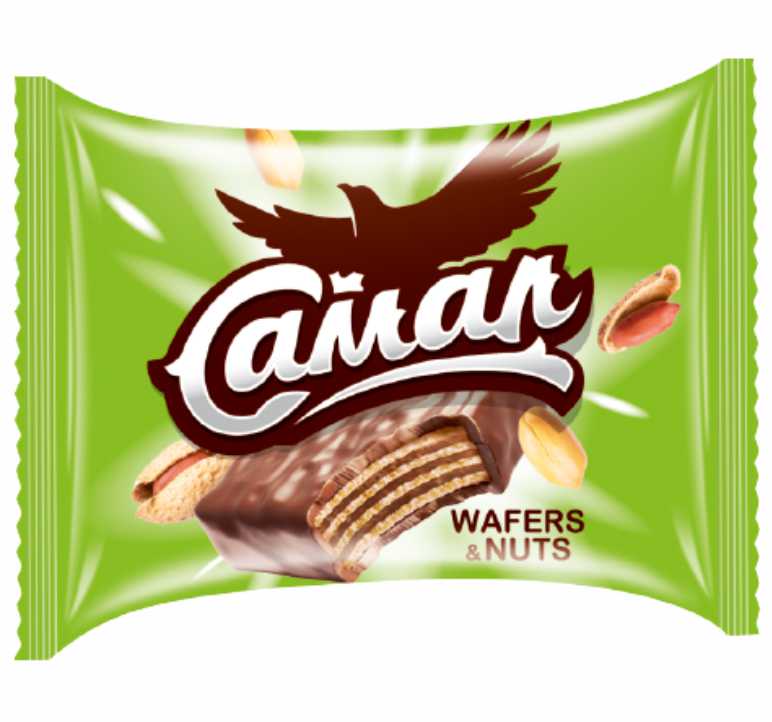 Конфеты Самал Wafers&nuts (Баян Сулу) 500 гр.