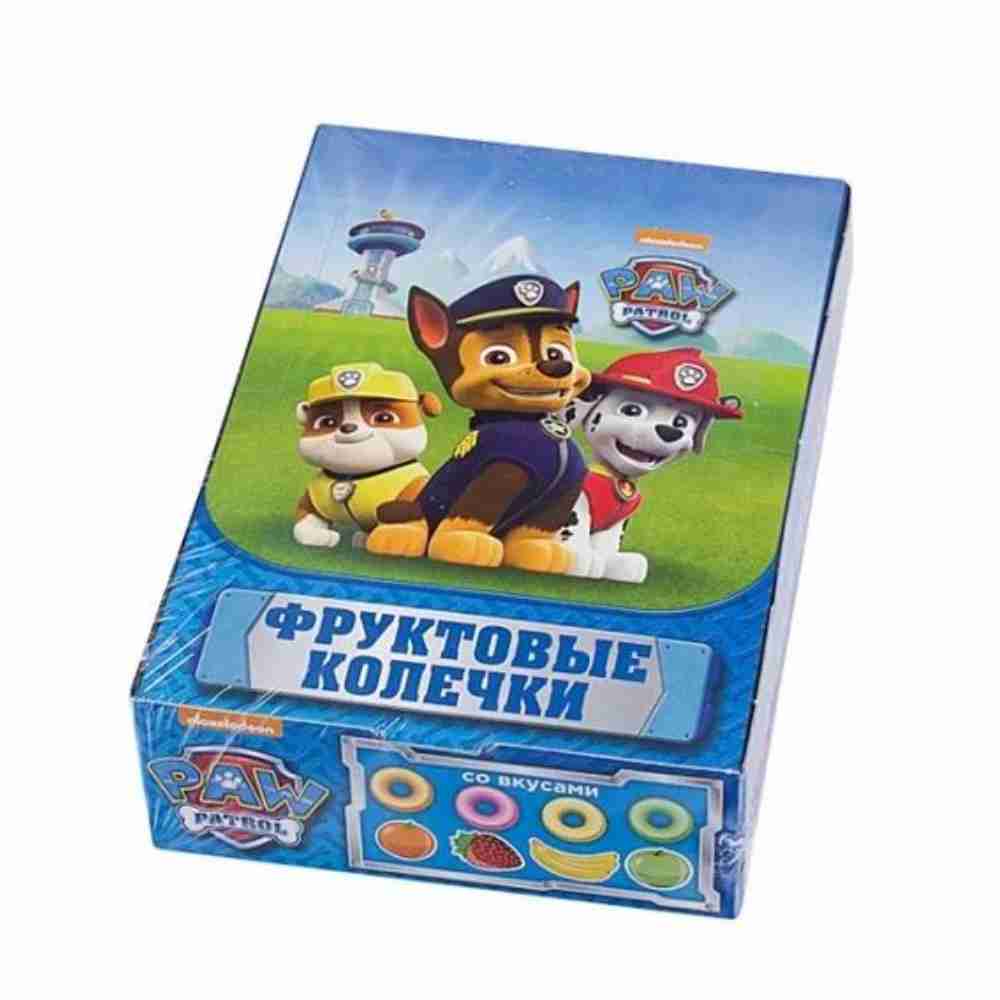 Колечки фруктовые  PAW PATROL  30гр. (Сладкая сказка)