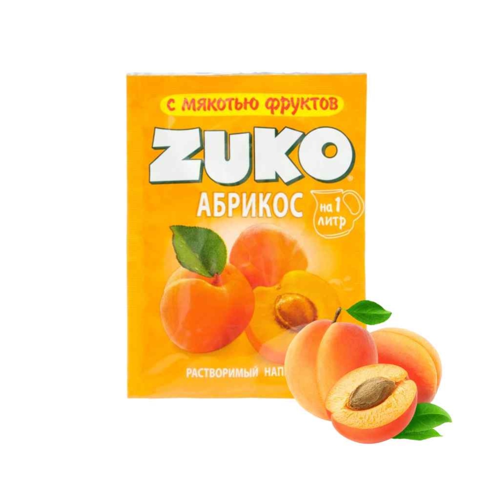 ZUKO Абрикос растворимый напиток 20гр/12шт