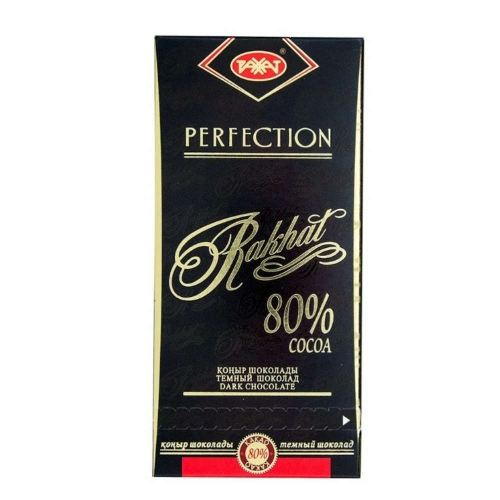 Ш-д Рахат 80% горький карт/уп 100г