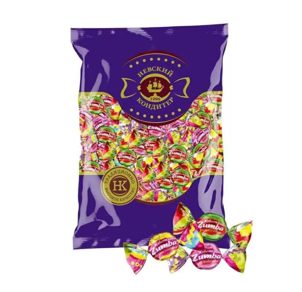 Кар-ль Zumba МИКС L164 1кг/5пак (Невский кондитер)