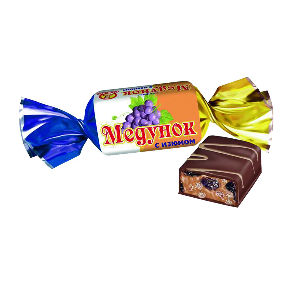 Медунок с изюмом кф 20890/20498/20713 1кг/6 пак (Славянка)