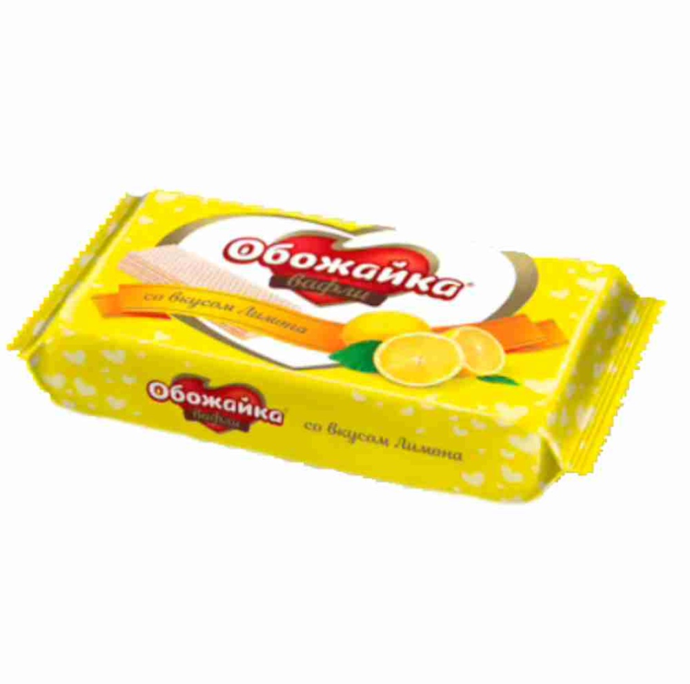 Вафли Обожайка вкус Лимон  225г (ПКФ) 