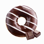 Донат глазир "Шоколад" с шоколадной начинкой 0,067 36ШБ