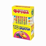 Жевательная резинка ФРУША 10 фруктовых радостей 20 гр. (Сладкая сказка)