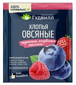 Хлопья 40гр Овсяные черника/клубника/малина