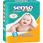 Детские подгузники "Senso Baby" Ecoline 52шт