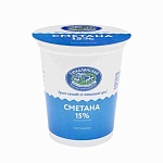 Сметана 350 гр. 15% стакан (Тюкалинский)