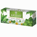 АКБАР ромашка/мята 25 пак*2гр зел./24