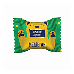 Арахис в мягк.карамели Медвеган кф 1кг/3 пак (Мишкино счастье)